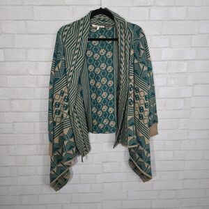 miami printed sweater cardigan